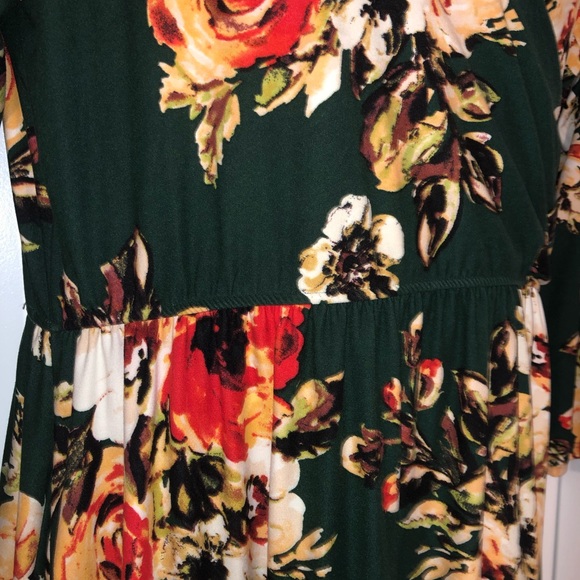 Sweet Lovely by Jen Long Sleeve midi soft stretch dress size 2X with pockets. - Picture 4 of 9